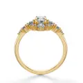 Pierścionek z owalnym diamentem 0.40 ct SBPZ_036